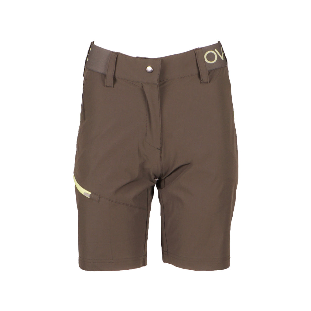 LADY SHORT OUTDOOR - Damen Wandershort | atmungsaktiv - Grün mud Bild 1