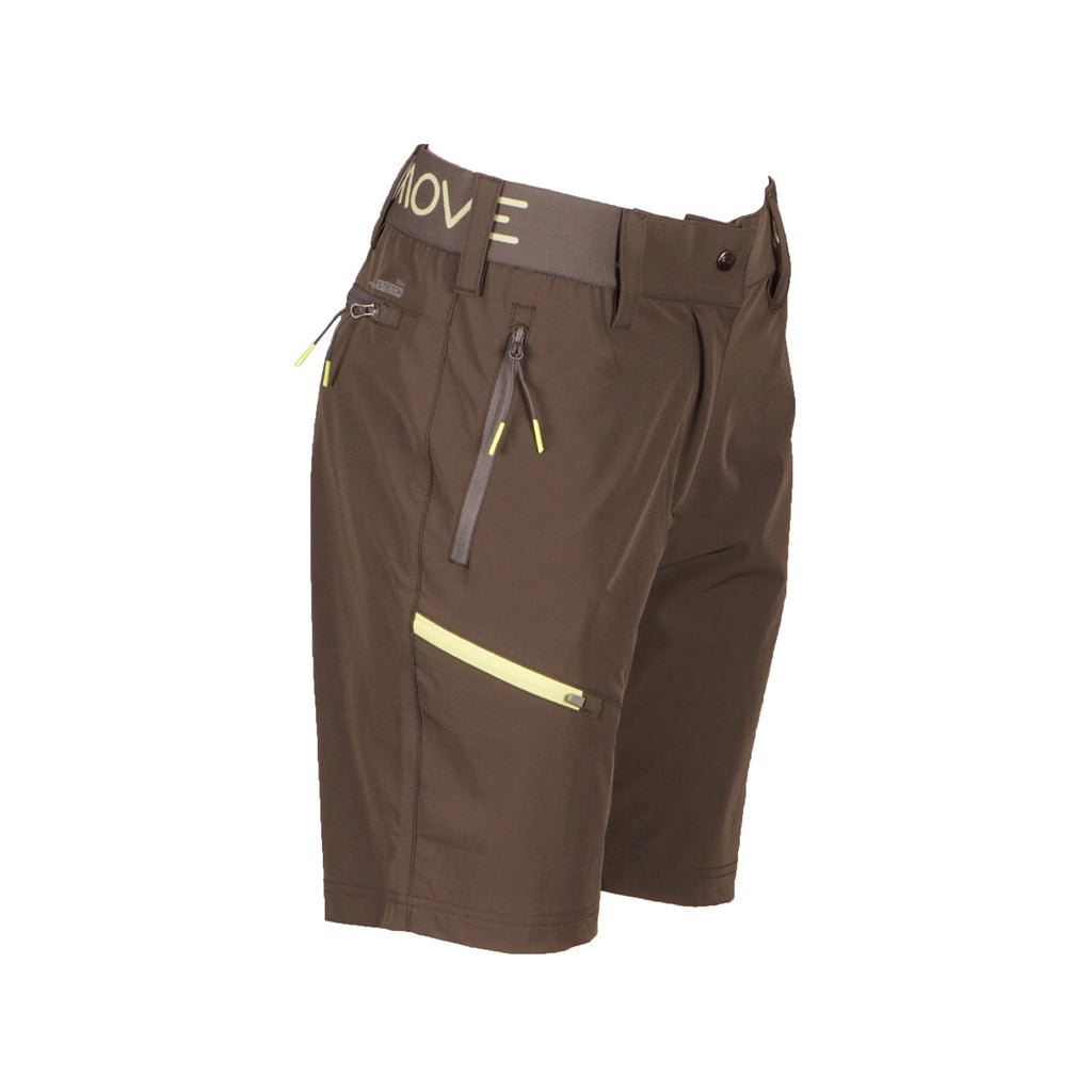 LADY SHORT OUTDOOR - Damen Wandershort | atmungsaktiv - Grün mud Bild 2
