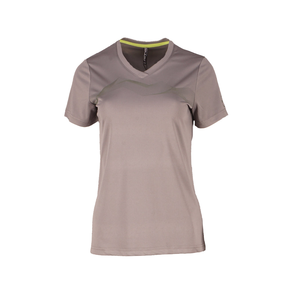 LADY T-SHIRT FUNCTIONAL - Damen T-Shirt | elastisch - Grau grey Bild 1