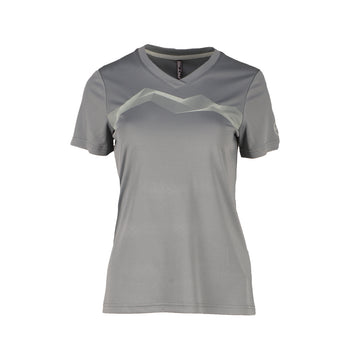 LADY T-SHIRT FUNCTIONAL - Damen T-Shirt | elastisch - Grau steel Bild 1