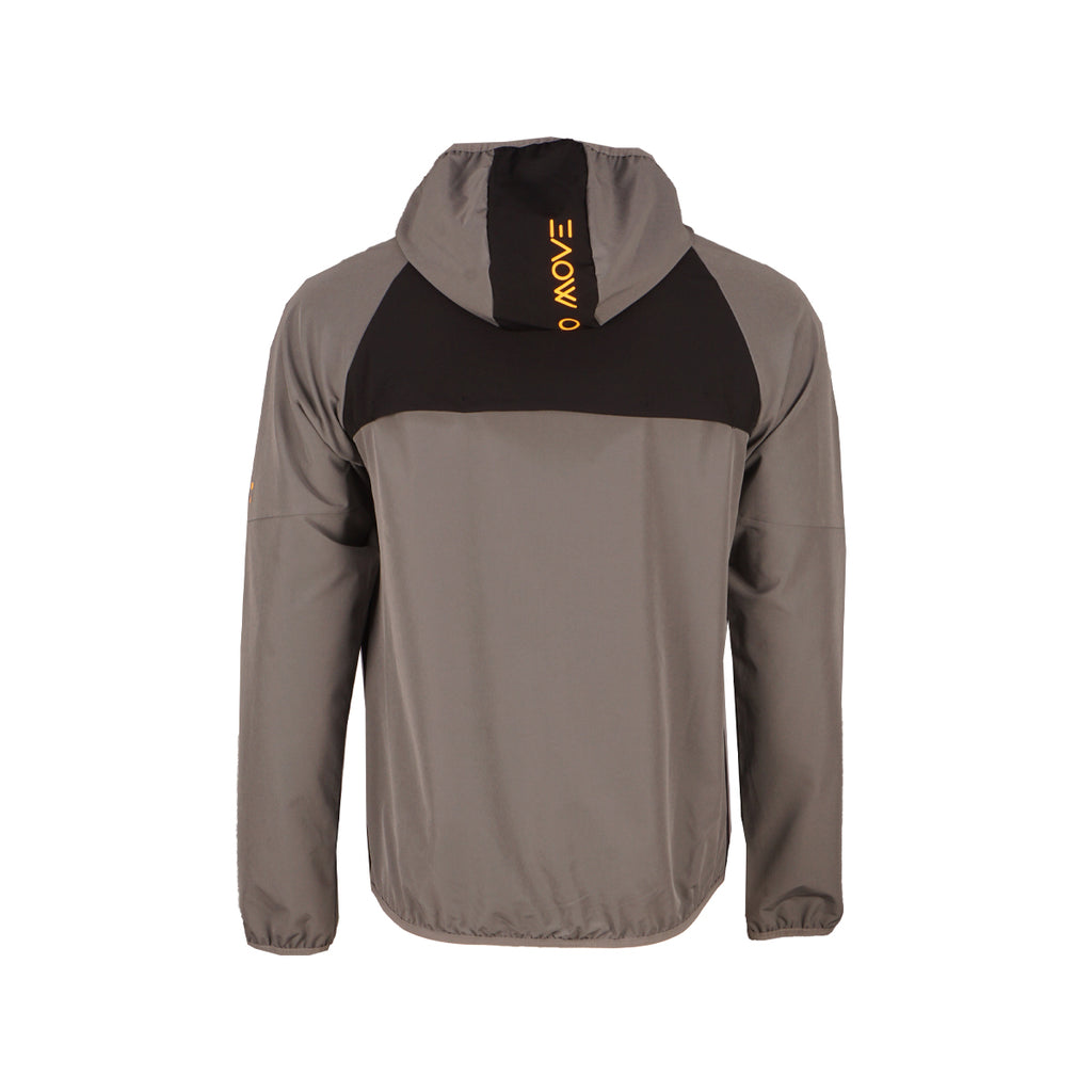 MAN JACKET LIGHT HOODIE - Herren Zip-Jacke | Belüftung am Rücken - Schwarz black Bild 3