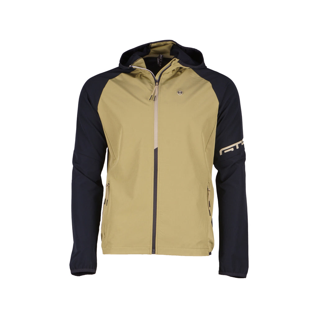MAN JACKET LIGHT HOODIE - Herren Zip-Jacke | Belüftung am Rücken - Grün khaki Bild 1