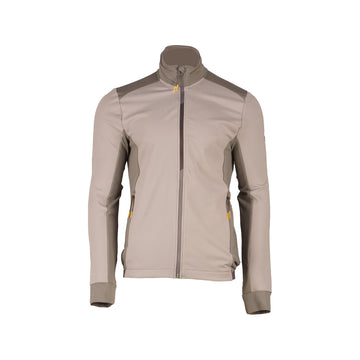 MAN JACKET POWERSTRETCH - Herren Zip-Jacke | Reißverschlusstaschen - Grau grey Bild 1