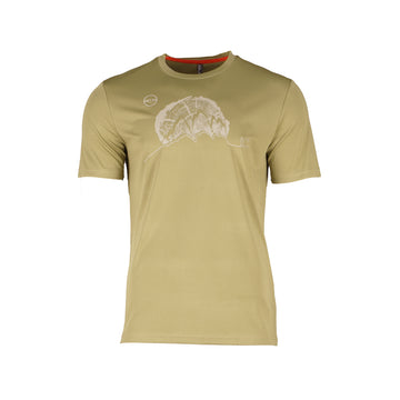 MAN T-SHIRT FUNCTIONAL - Herren T-Shirt | schnell trocknend - Grün khaki Bild 1