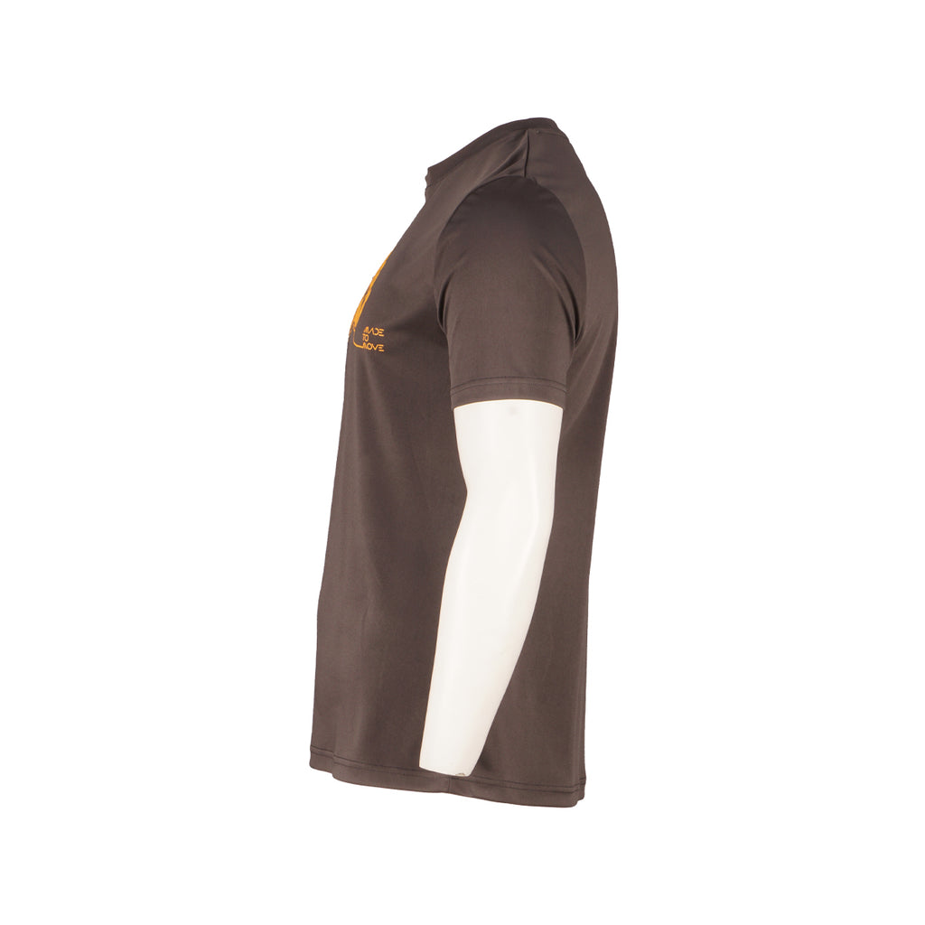 MAN T-SHIRT FUNCTIONAL - Herren T-Shirt | schnell trocknend - Braun mud Bild 3