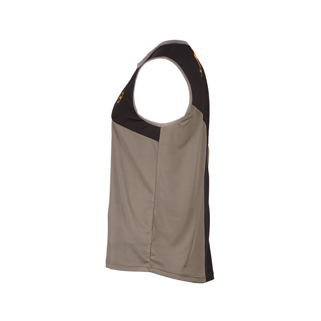 MAN TANK TOP FUNCTIONAL - Herren T-Shirt ärmellos | schnell trocknend - Grau platin Bild 3