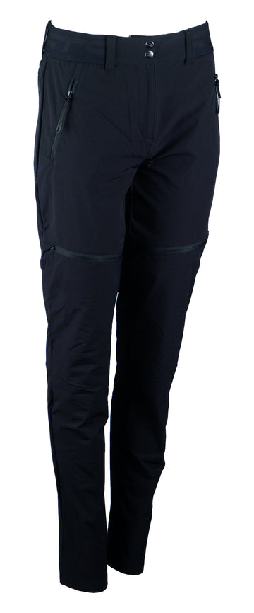 NERONE, LADY PANTS OUTDOOR Z/O - Damen Wanderhose | abzippbare Beine - Schwarz black Bild 1