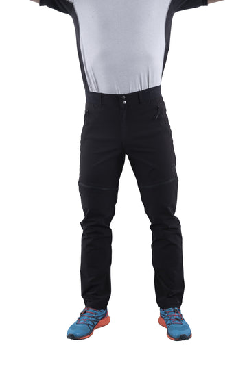 NERONE, MAN PANTS OUTDOOR Z/O - Herren Wanderhose | abzippbare Beine - Schwarz black Bild 1