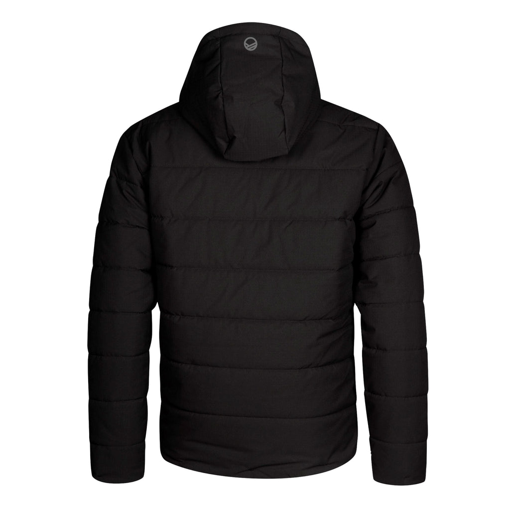 Mellow M Ski Puffer Jacket - Herren Skijacke | mit Skipass-Tasche - Schwarz Black Bild 2
