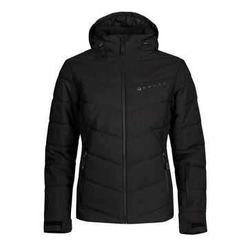Mellow W Ski Puffer Jacket - Damen Skijacke | mit Skipass-Tasche - Schwarz Black Bild 1