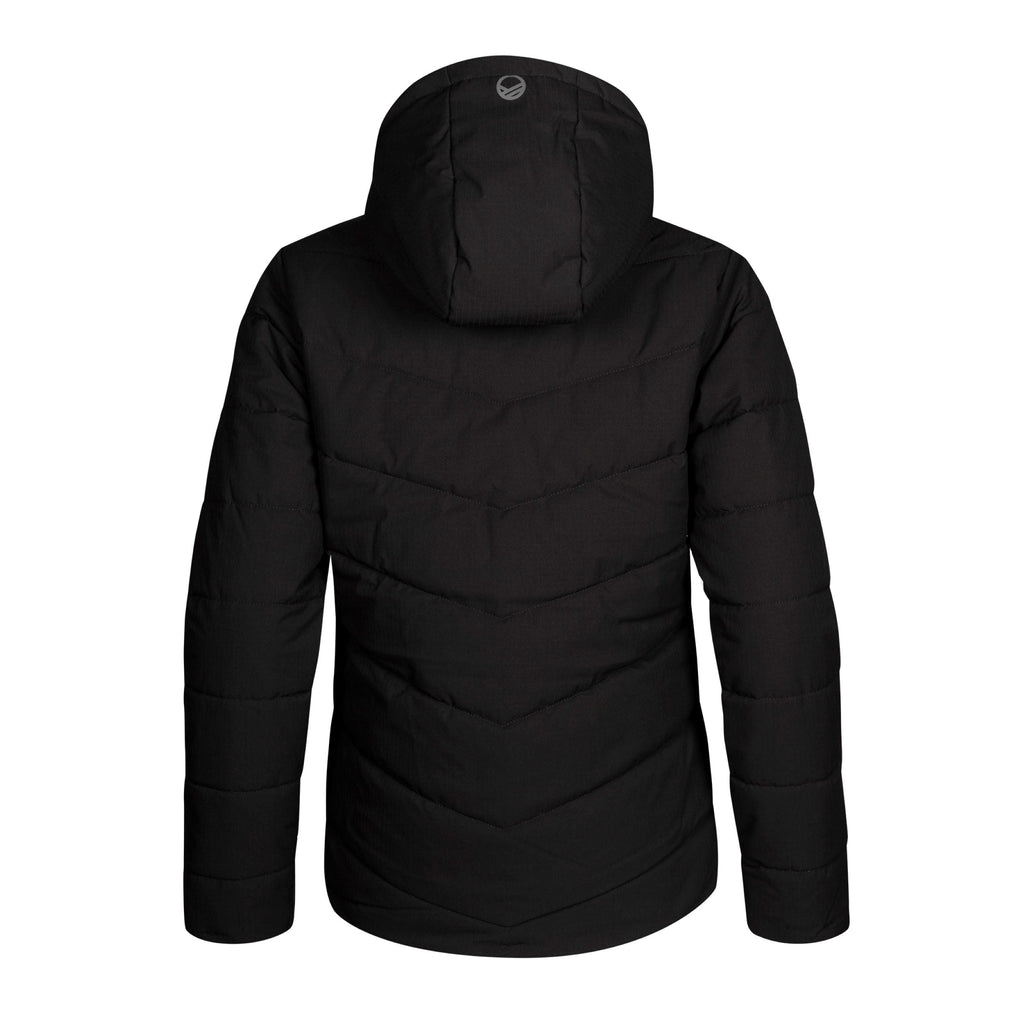 Mellow W Ski Puffer Jacket - Damen Skijacke | mit Skipass-Tasche - Schwarz Black Bild 2