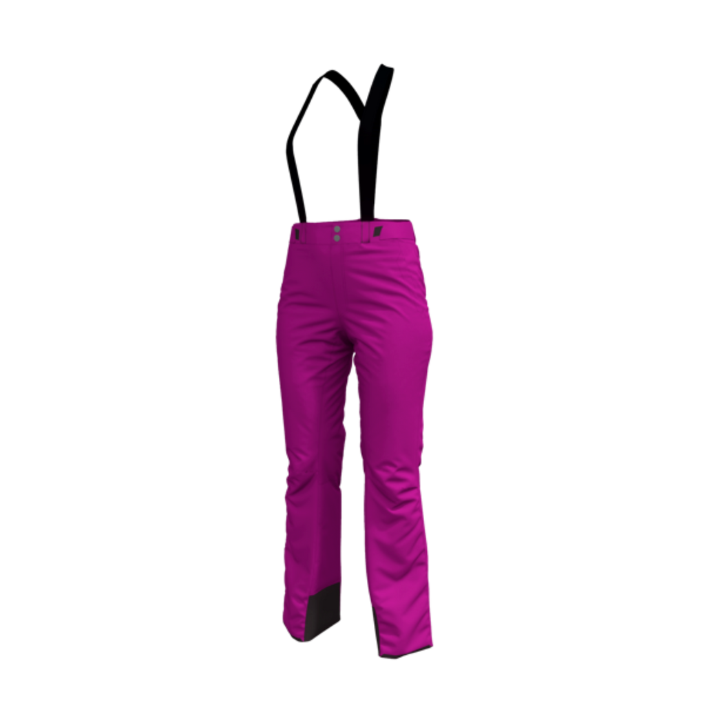 W Trusty DX Ski Pants - Damen Skihose | verstellbarer Komfortbund - Pink Prima Pink Bild 1