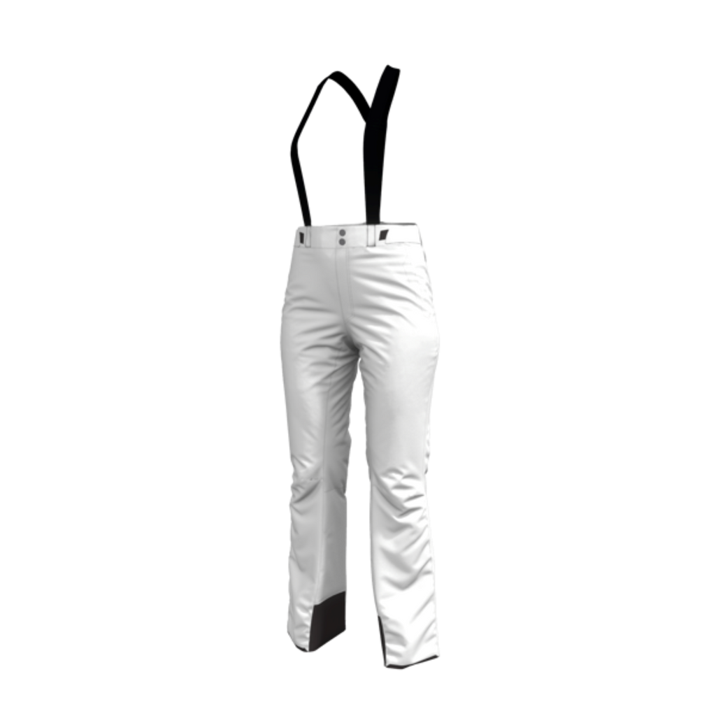 W Trusty DX Ski Pants - Damen Skihose | verstellbarer Komfortbund - Weiß White Bild 2