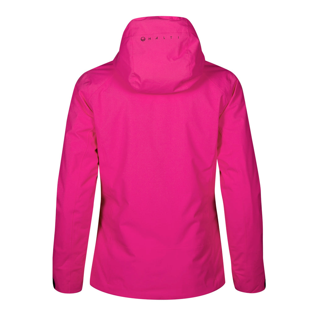 Wedeln W DX Ski Jacket - Damen Skijacke | feste Kapuze - Pink Pink Glo Bild 2