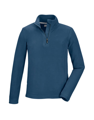KSW 184 FLC SHRT - Kinder Midlayer | aus Microfleece - Blau dunkel ozean Bild 1