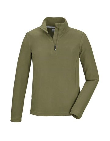 KSW 184 FLC SHRT - Kinder Midlayer | aus Microfleece - Grün oliv Bild 1