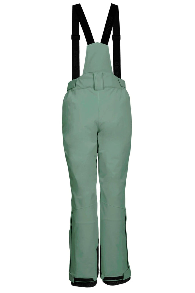 KSW 249 SKI PNTS - Damen Skihose | mit abnehmbaren Trägern - Grün grüngrau Bild 2