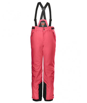 KSW 77 GRLS SKI PNTS - Kinder Skihose | mit abnehmbarem Latz - Pink coral pink Bild 1