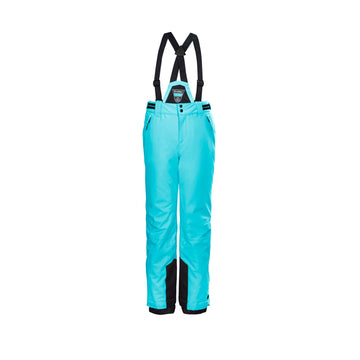 KSW 77 SKI PNTS - Kinder Skihose | mit abnehmbarem Latz - Hellblau helltürkis Bild 1