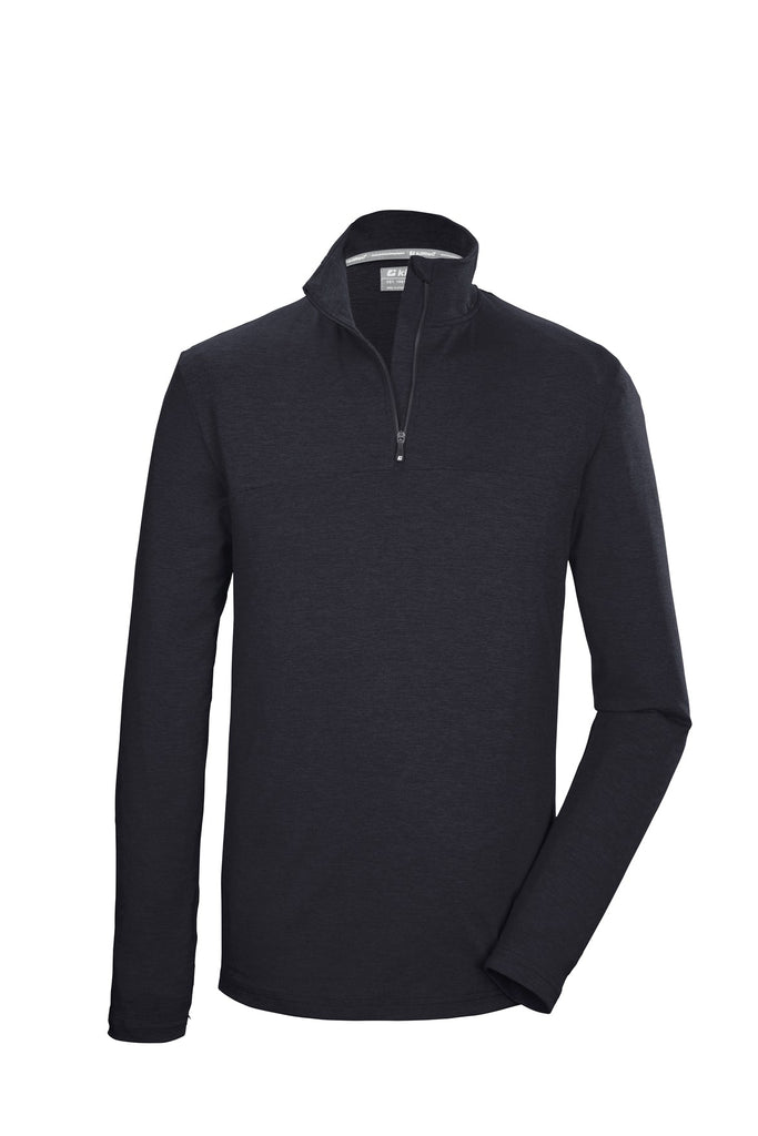 KSW 95 LS SHRT - Herren Midlayer | mit Stehkragen - Schwarz-Blau schwarz blau / weiß / grünngrau / petrol Bild 1