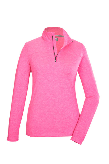 KSW 97 LS SHRT - Damen Midlayer | mit Stehkragen - Rosa neon orchid Bild 1