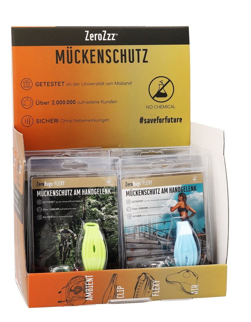 Anti-Mücke Flexy - Mückenschutz am Handgelenk | ideal für Outdooraktivitäten - Hellblau hellblau Bild 2