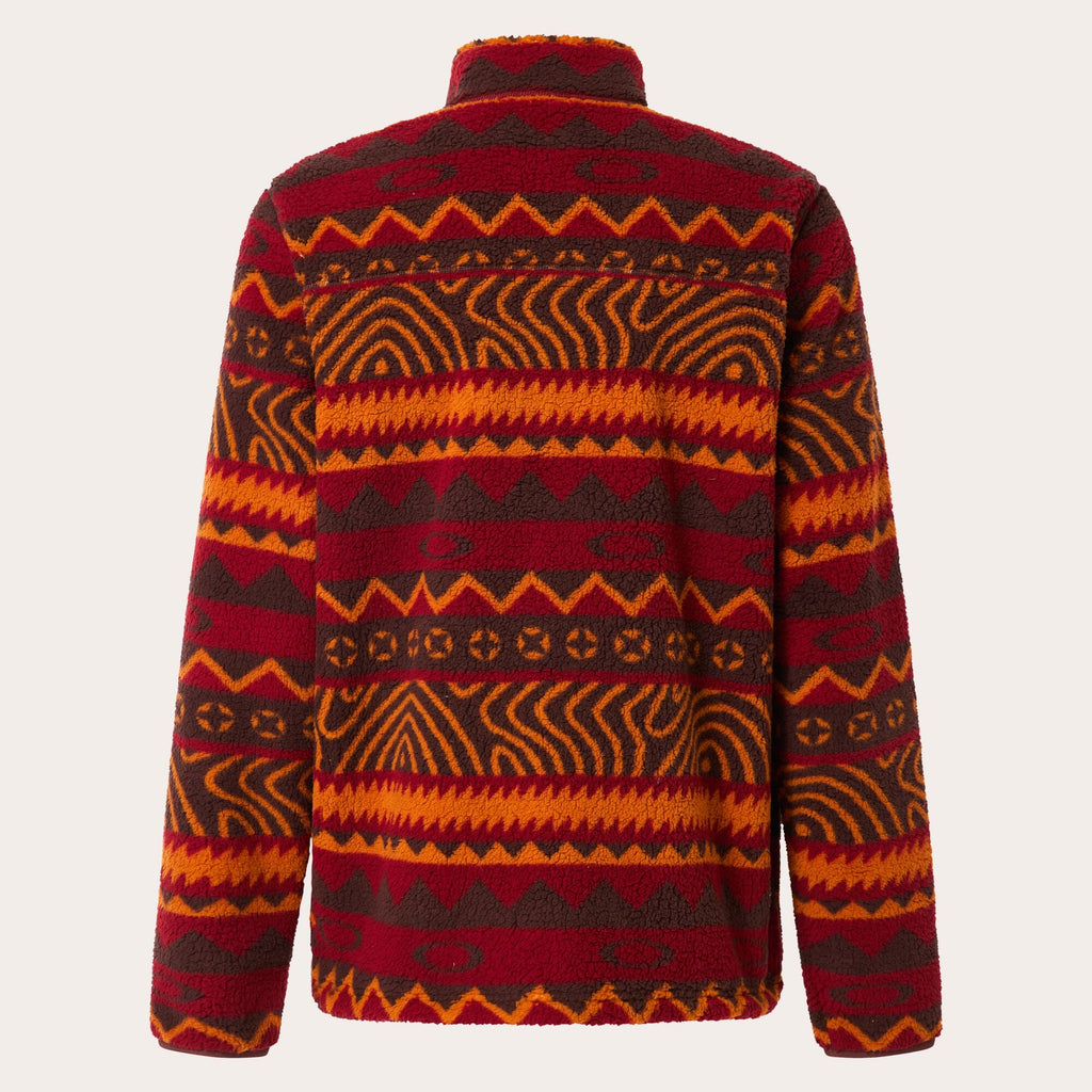 MOUNTAIN FIRE SHERPA - Herren Jacke | mit hohem Kragen - Rot GRENACHE NORWAY PATTERN Bild 4