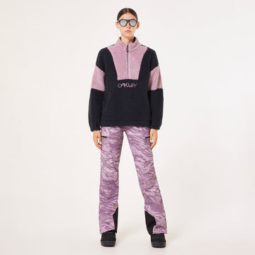 TNP EMBER HALF ZIP RC FLEECE - Damen Jacke | elastische Bündchen - Rosa Schwarz TOADSTOOL/BLACK Bild 1