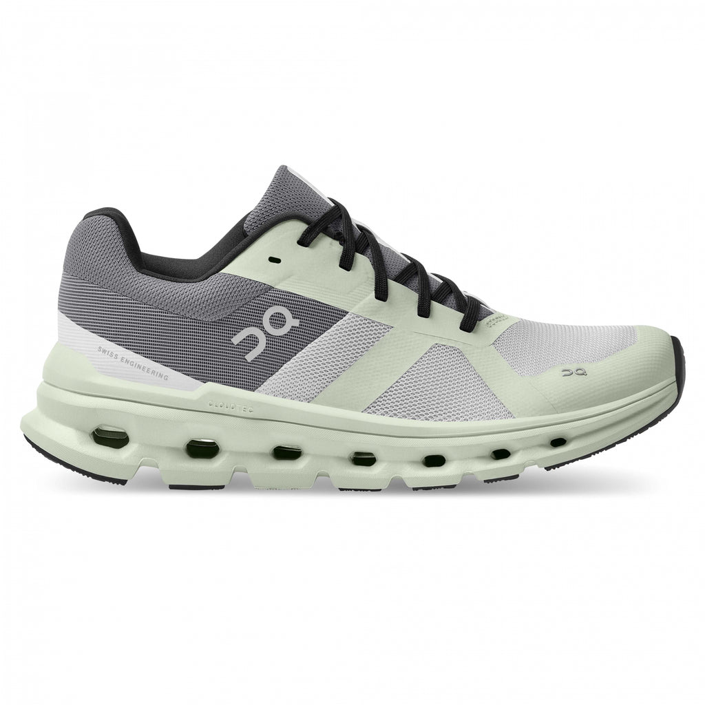 Cloudrunner - Damen Lauf- und Freizeitschuh | Breiter für mehr Stabilität - Grau-Mint FROST | ALOE Bild 1