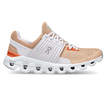 CLOUDSWIFT - Damen Lauf- und Freizeitschuh | Leicht und gut gedämpft - Weiß-Orange COPPER | FROST Bild 1