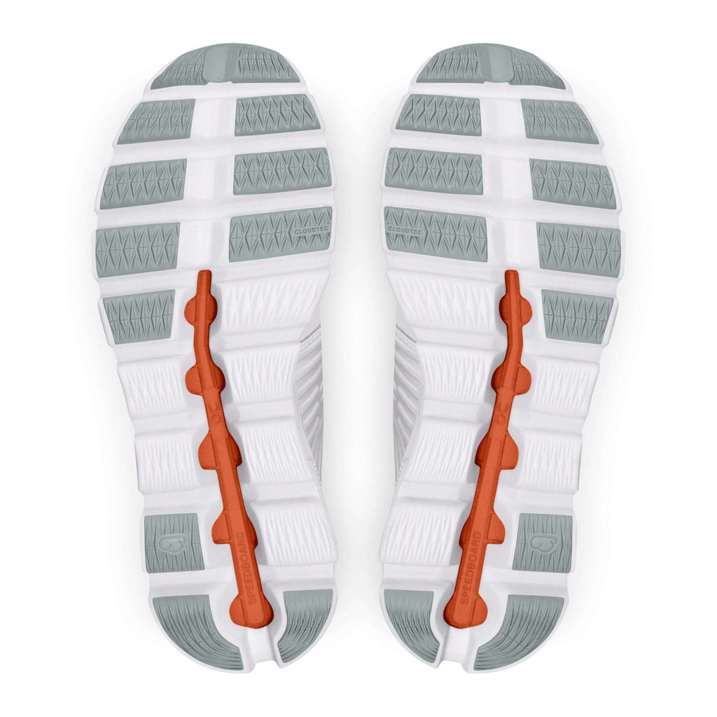 CLOUDSWIFT - Damen Lauf- und Freizeitschuh | Leicht und gut gedämpft - Weiß-Orange COPPER | FROST Bild 5