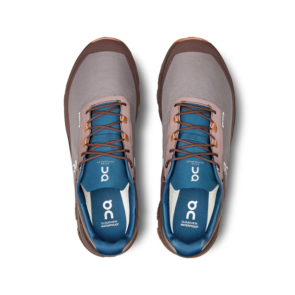 CLOUDVISTA WATERPROOF - Damen Lauf- Freizeitschuh | Wasserfest - Braun ZINC | GRAPE Bild 4