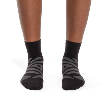 PERFORMANCE MID SOCK - Damen Socken | atmungsaktiv - Schwarz-Grau BLACK | SHADOW Bild 1