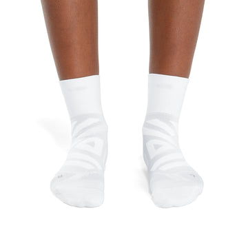 PERFORMANCE MID SOCK - Damen Socken | atmungsaktiv - Weiß WHITE | IVORY Bild 1