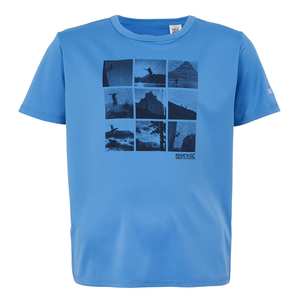 Alvarado IX - Kinder T-Shirt | sehr guter Feuchtigkeitsabtransport - Blau Elysium Blue Bild 1