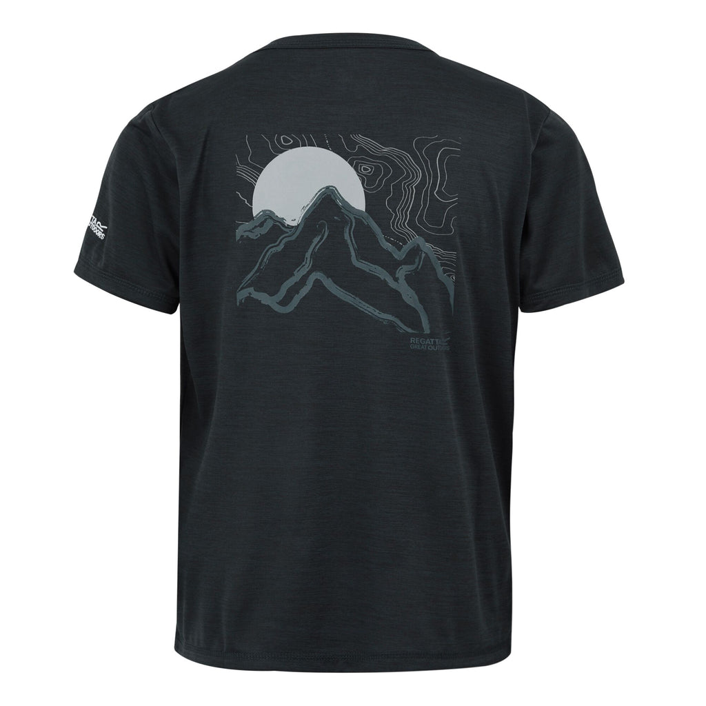 Alvarado IX - Kinder T-Shirt | sehr guter Feuchtigkeitsabtransport - Grau SealGrey Mar Bild 4