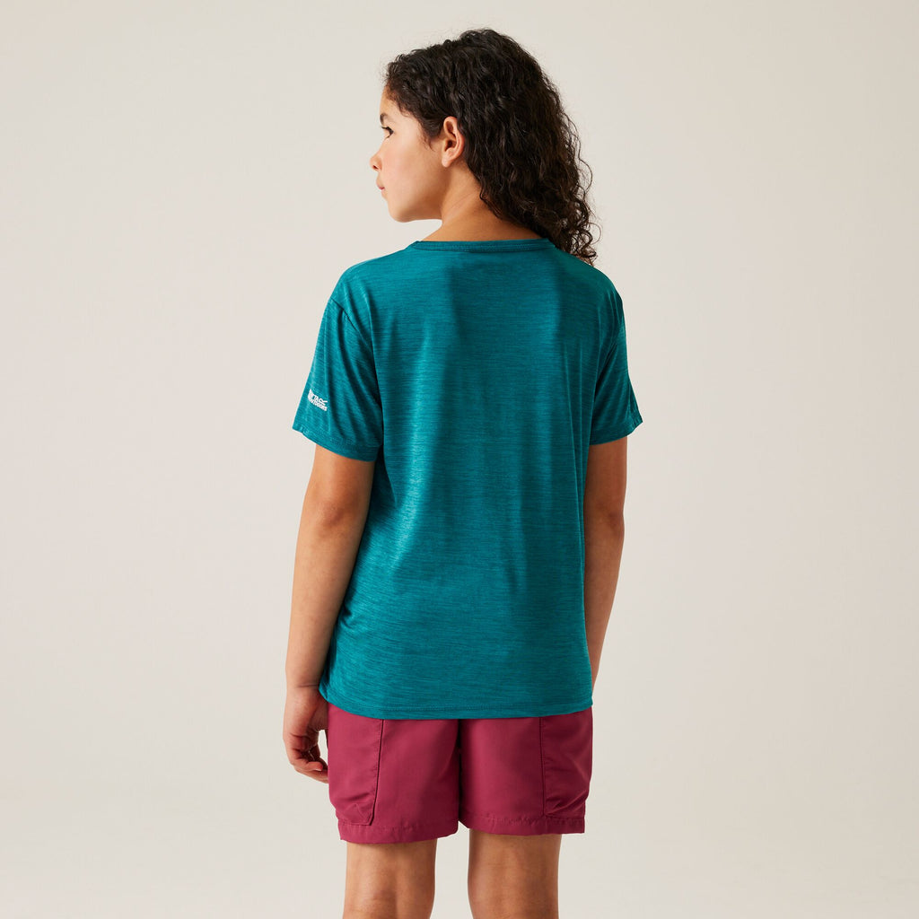 Alvarado IX - Kinder T-Shirt | sehr guter Feuchtigkeitsabtransport - Türkis ExotPlumeMrl Bild 2