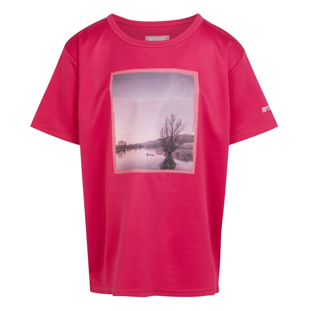Alvarado VIII - Kinder T-Shirt | schnell trocknend - Pink Pink Potion Bild 3