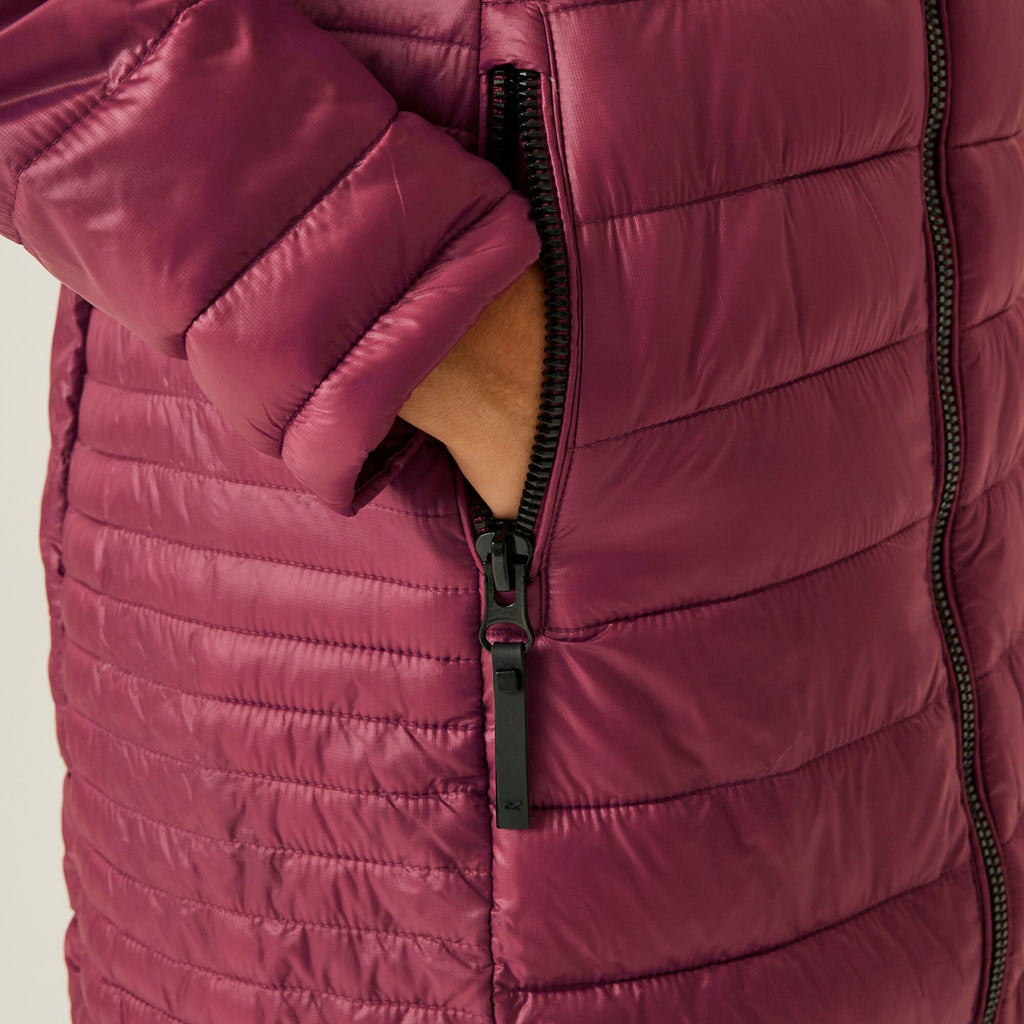 Andel III - Damen Wintermantel | 2 Wege-Reißverschluss - Rot Rumba Red Bild 4