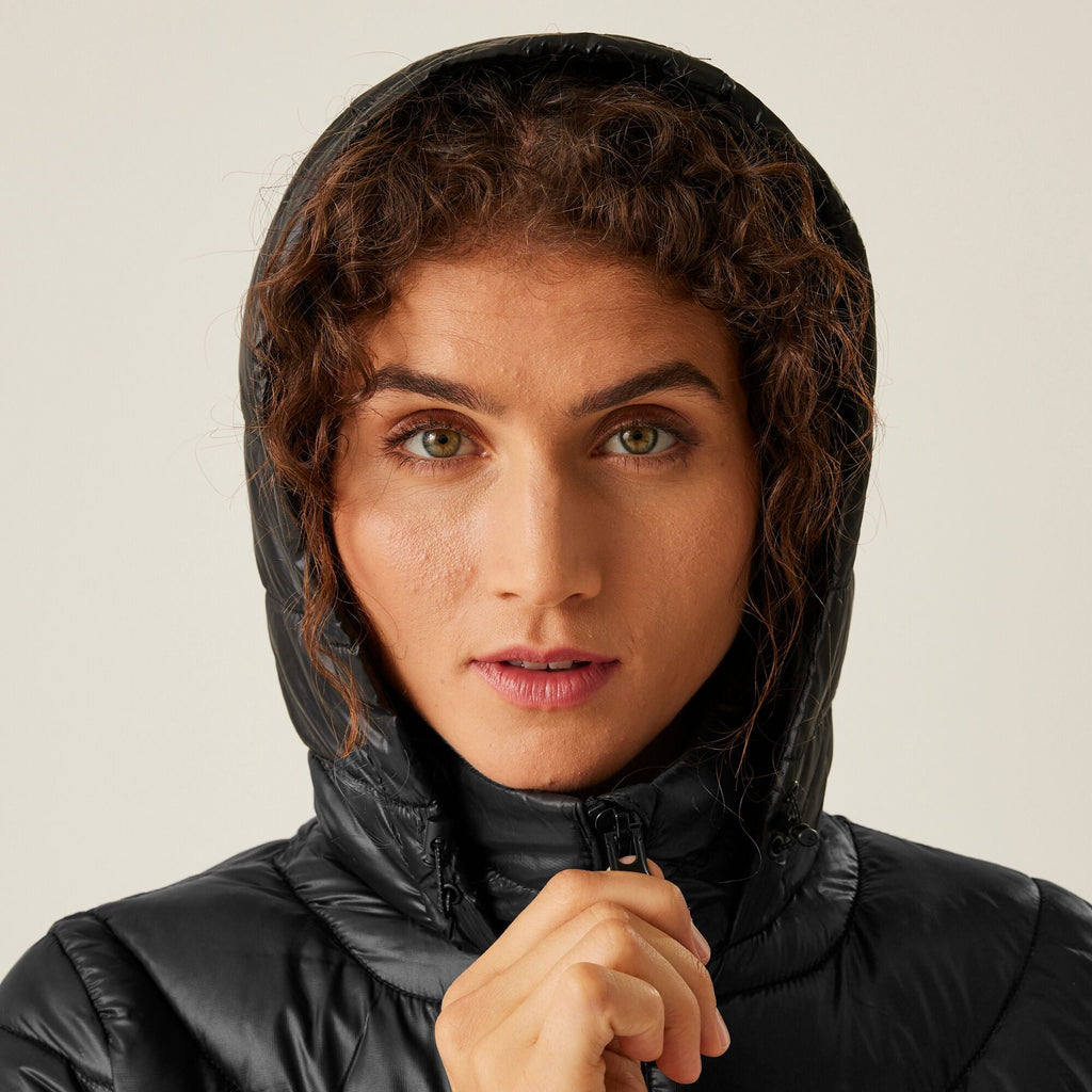 Andel III - Damen Wintermantel | 2 Wege-Reißverschluss - Schwarz Black Bild 4