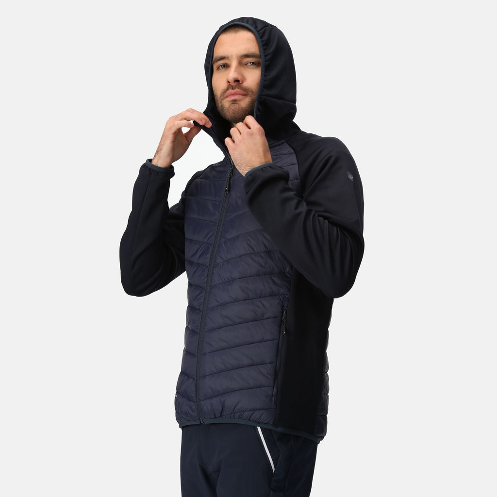 Andreson VIII Hybrd - Herren Jacke | mit daunenweicher Warmloft-Isolierung - Dunkelblau Navy Bild 3