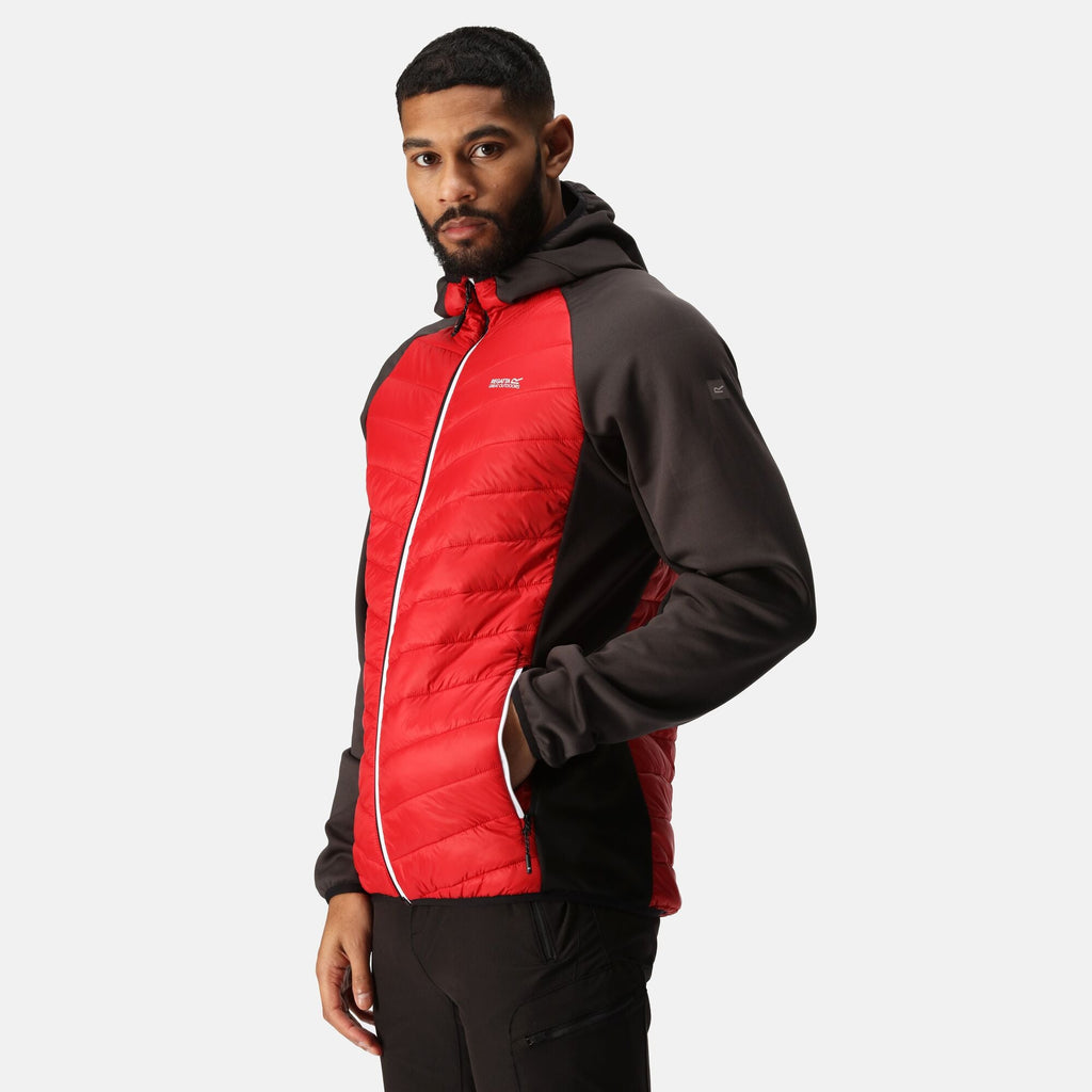 Andreson VIII Hybrd - Herren Jacke | mit daunenweicher Warmloft-Isolierung - Rot DangrRed/Ash Bild 1