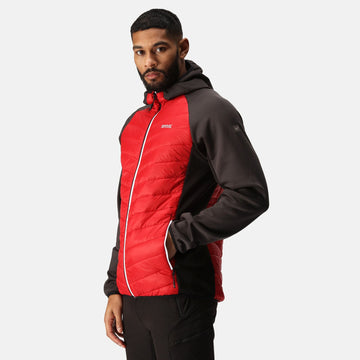 Andreson VIII Hybrd - Herren Jacke | mit daunenweicher Warmloft-Isolierung - Rot DangrRed/Ash Bild 1