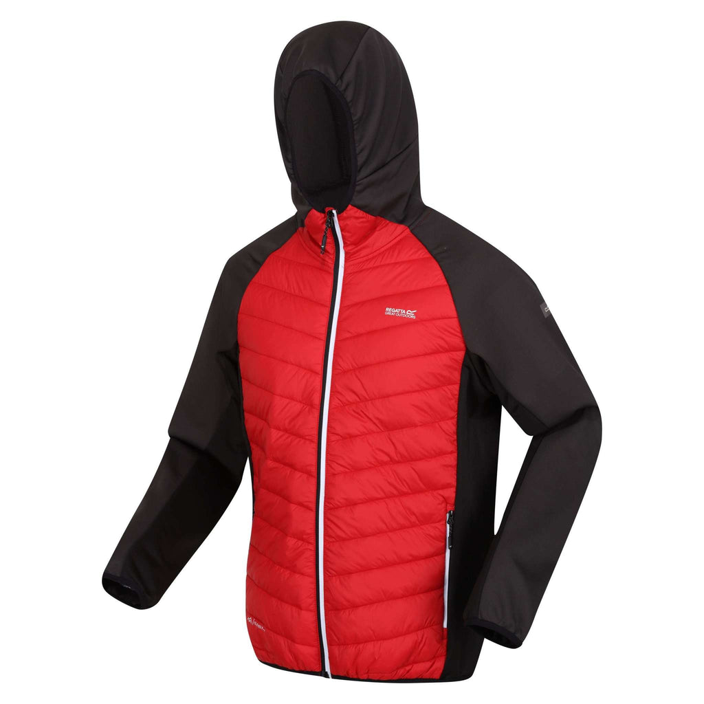 Andreson VIII Hybrd - Herren Jacke | mit daunenweicher Warmloft-Isolierung - Rot DangrRed/Ash Bild 5