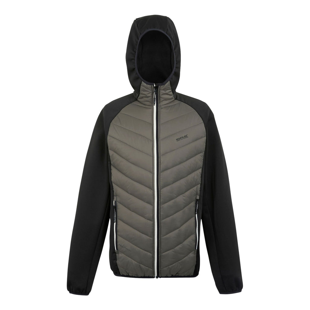 Andreson VIII Hybrid - Herren Jacke | leichte Wattierung - Schwarz Grau Treetop/Blck Bild 3