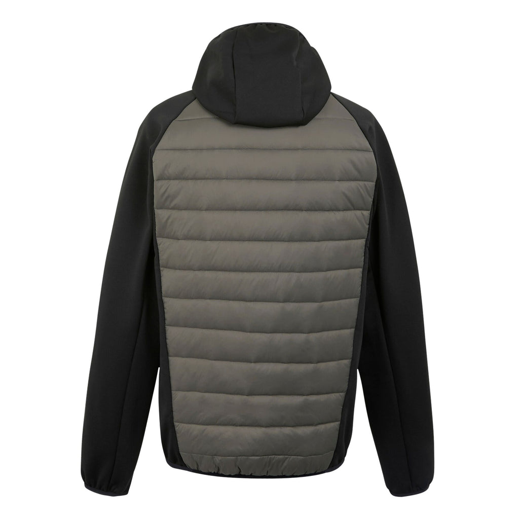 Andreson VIII Hybrid - Herren Jacke | leichte Wattierung - Schwarz Grau Treetop/Blck Bild 4