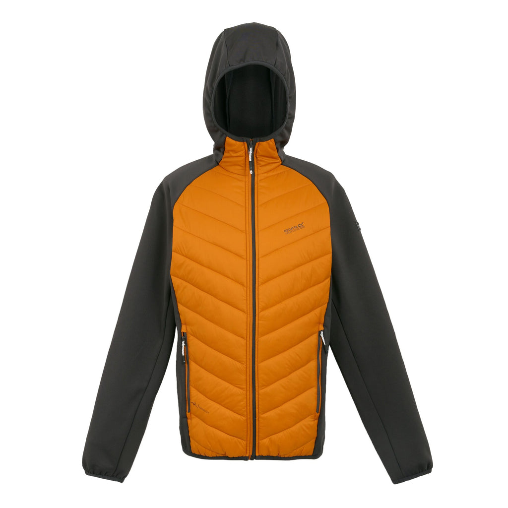 Andreson VIII Hybrid - Herren Jacke | leichte Wattierung - Orange Grau Fox/Ash Bild 3