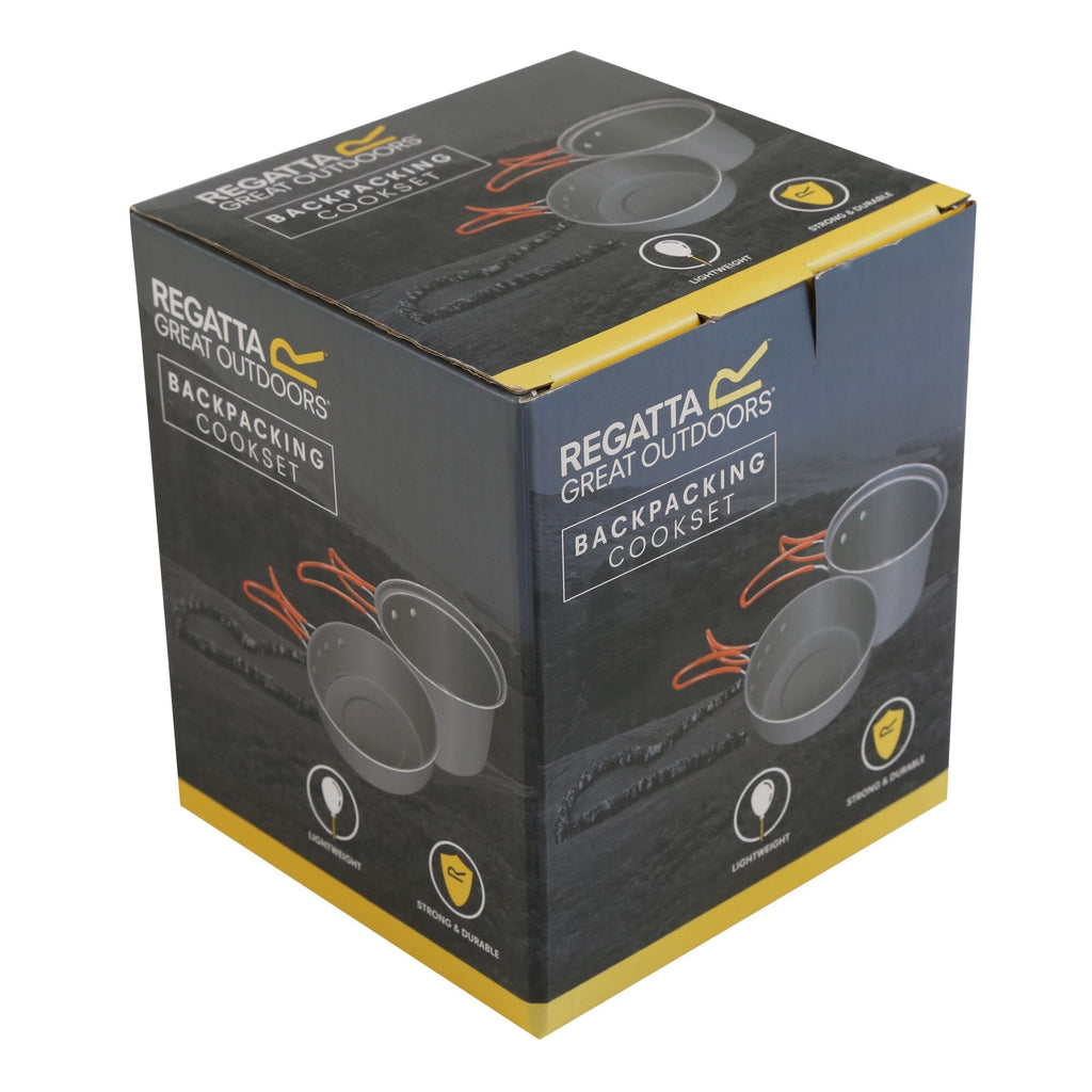 Backpack Cookset - Kochset | mit einklappbaren Klappgriffen - Schwarz Grey Bild 6