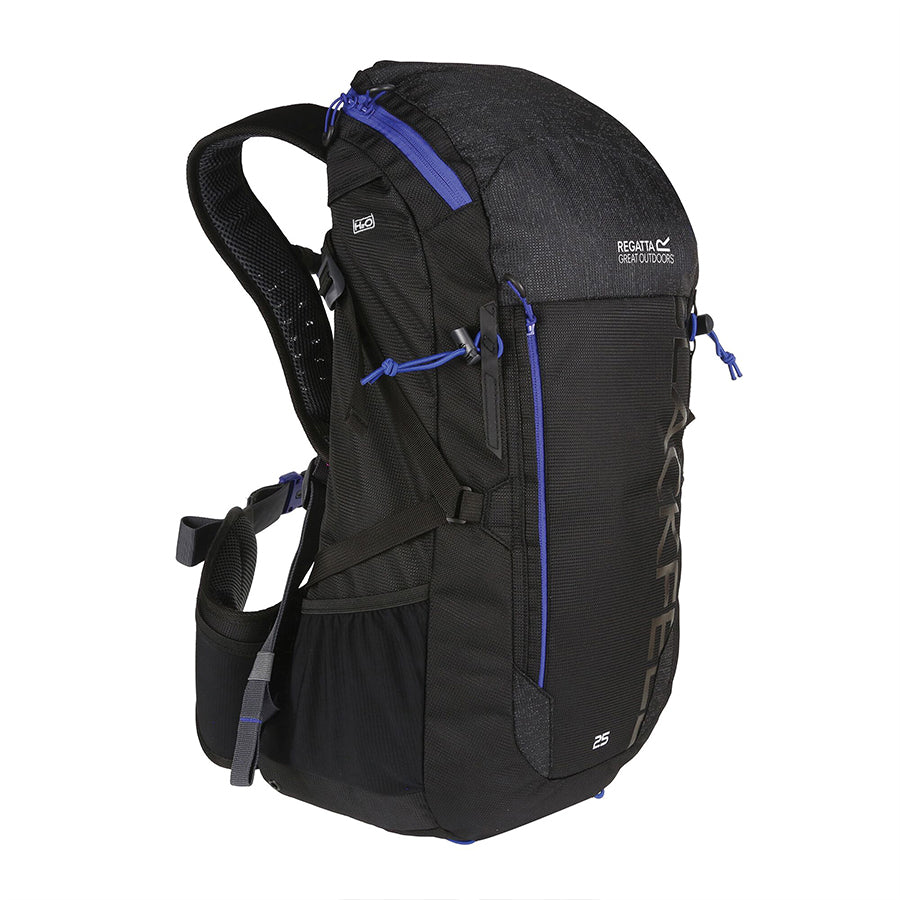 Blackfell III 25L - Kompakter Wander- & Trekkingrucksack | mit integriertem Trinksystem - Schwarz