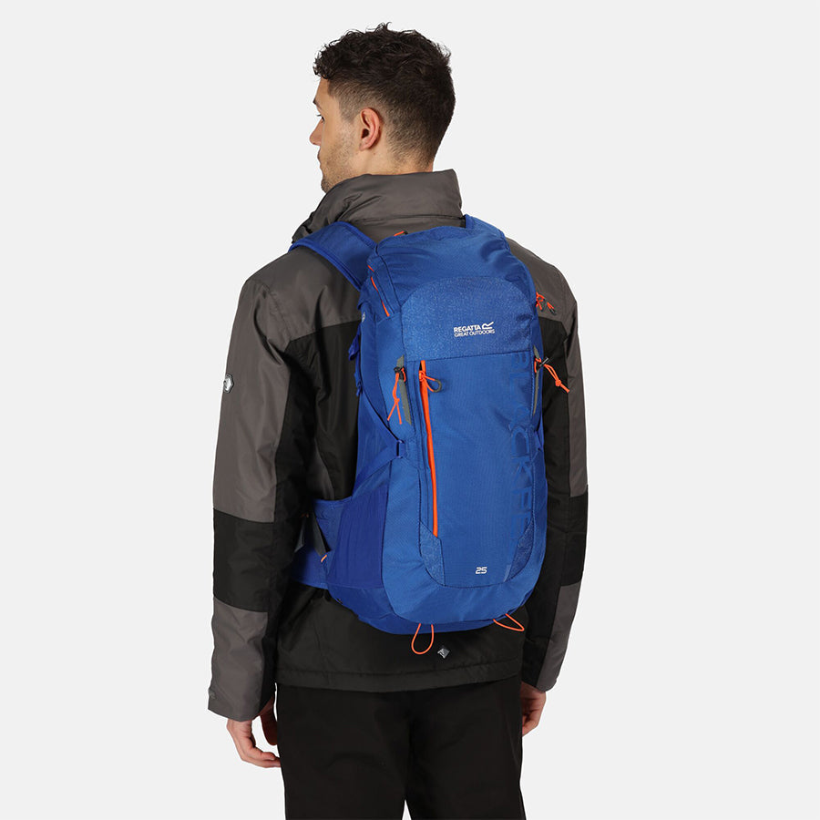 Blackfell III 25L - Kompakter Wander- & Trekkingrucksack | mit integriertem Trinksystem - Schwarz Black/Surfsp Bild 4